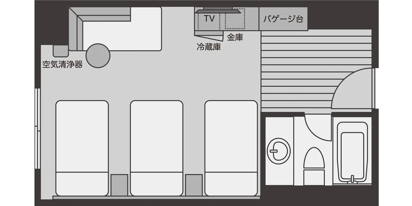 オーシャンビュー スーペリアトリプル