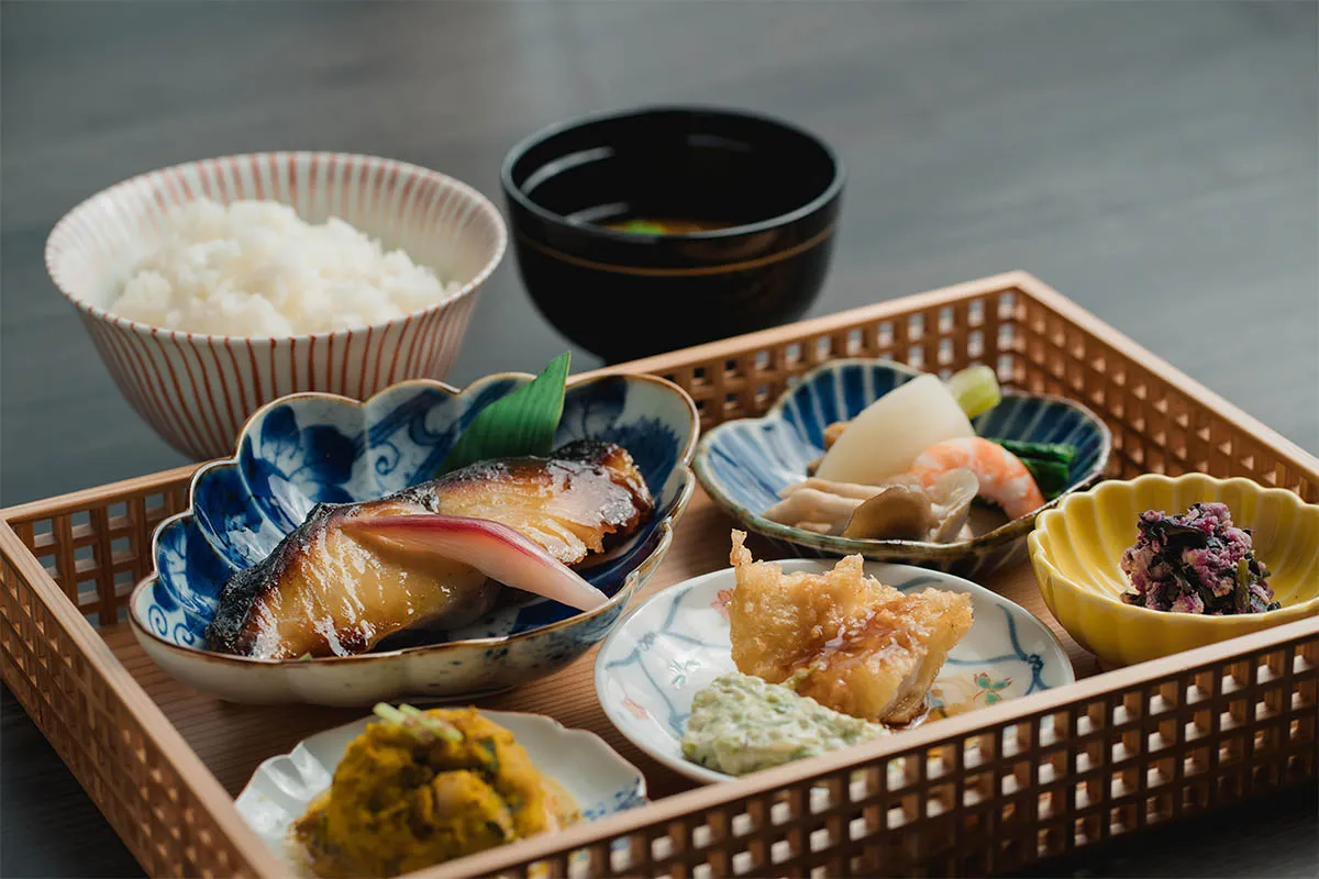 【数量限定】一汁三菜ランチプレート（和食｜松花堂）