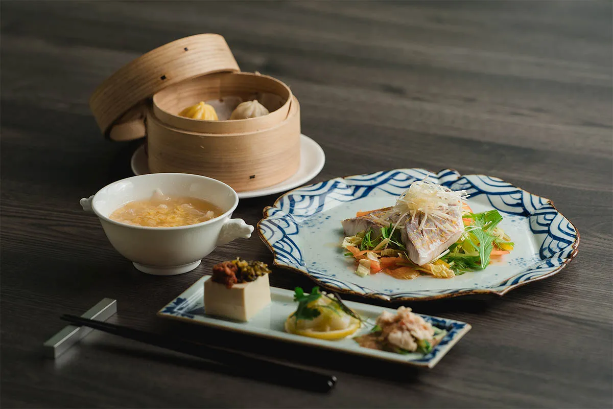 【数量限定】一汁三菜ランチプレート（中華） さつまいものグリル