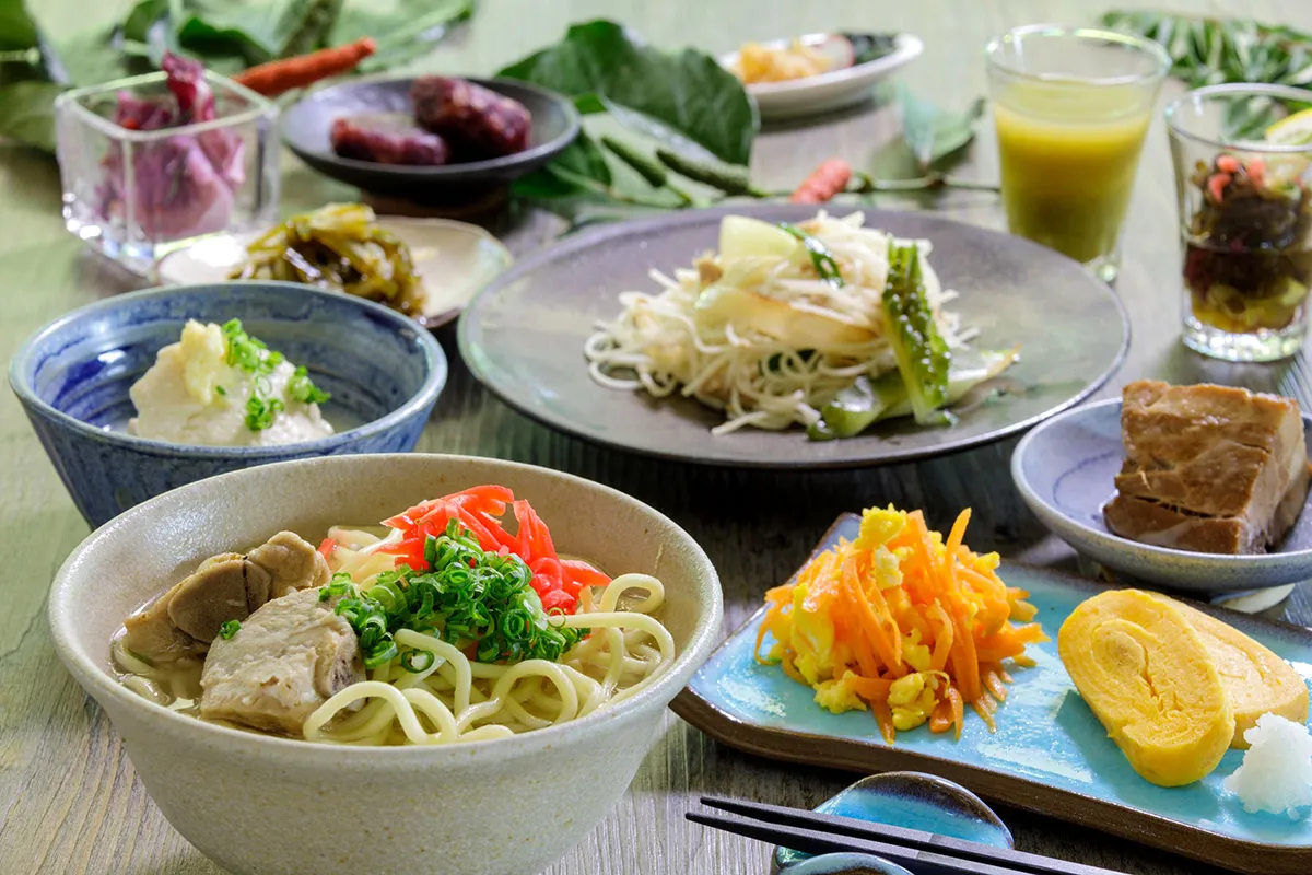 豊富なラインナップの朝食ビュッフェ