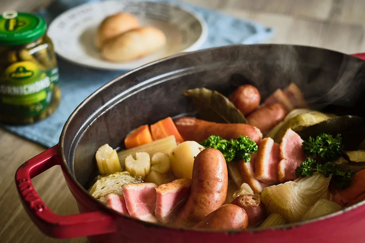ソーセージと冬野菜のポトフ