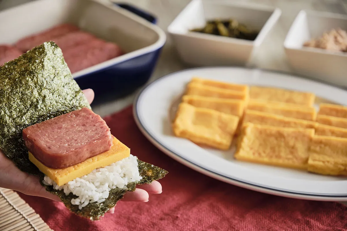 ポーク玉子おにぎり