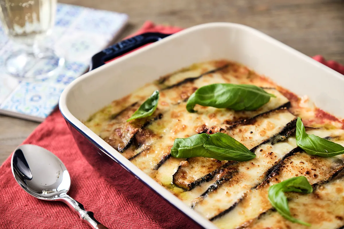 茄子とパルミジャーノのオーブン焼き