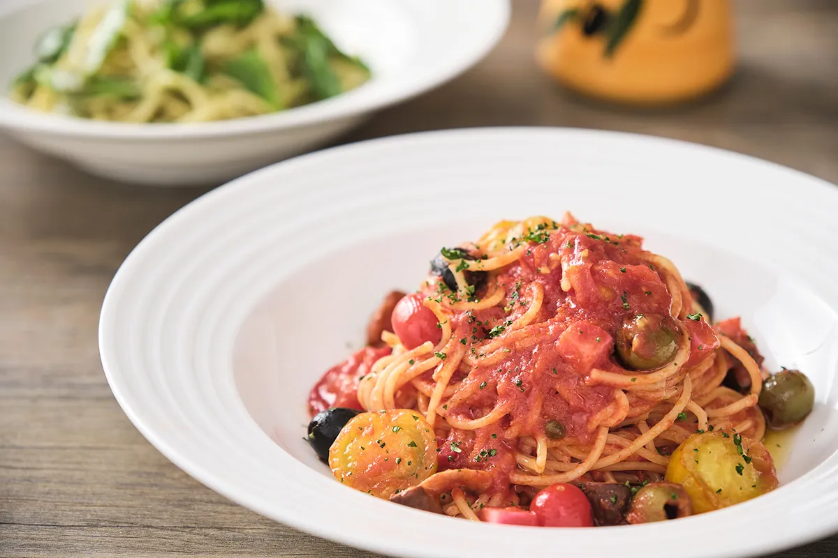 春野菜のパスタ